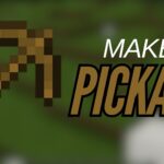 how to make a pickaxe in minecraft pc