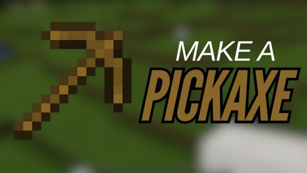 How To Make A Pickaxe In Minecraft PC